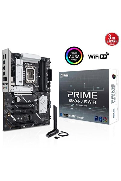 ASUS PRIME B860-PLUS WIFI6E DDR5 HDMI DP PCIE 5.0 1851p ATX
