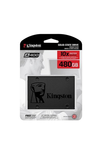 Kingston 480GB A400 SA400S37/480G 500-450MB/s SSD SATA-3 Disk