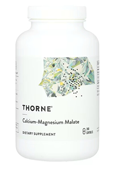 Thorne , Calcium-Magnezium Malate, 240 Capsules.