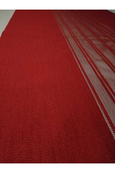 Üçbey Runner Tablecloth Red Color American Service 120X40 Table Decoration Runner