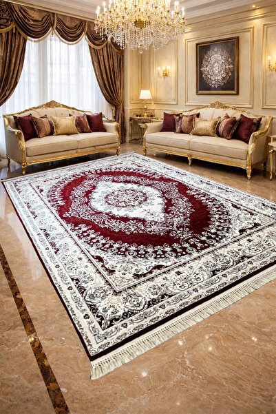 ünalcarpet 6m2 İpeksi Dokulu Yüksek Kalite Salon Halısı Antialerjik Parlak Yü...