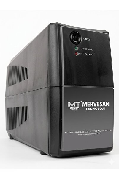 Mervesan MT-UPS-600 Üniversal AC Giriş (145-290V) Kısa Devre / Aşırı Yük / Yü...