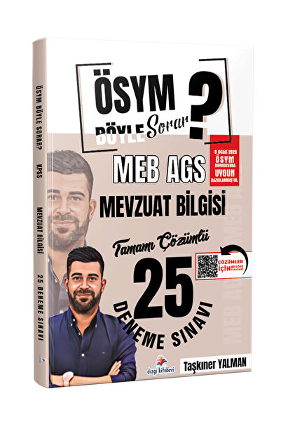 Dizgi Kitap ÖSYM Böyle Sorar 2026 MEB AGS Mevzuat Bilgisi Tamamı PDF Çözümlü ...