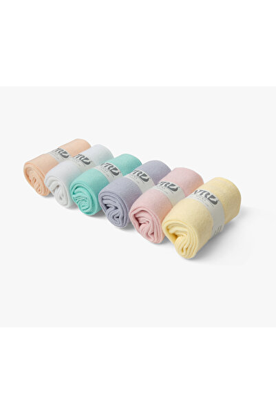 VARDAR SOCKS Dikişsiz Bambu Kadın Çorap Karma Pastel Renk Uzun Çorap Kutulu 6 Çift Premium Mix Düz Pastel Çorap