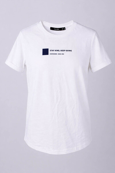 trender Фламили Еднослойна мъжка тениска с двойни ръкави, екрю 2735