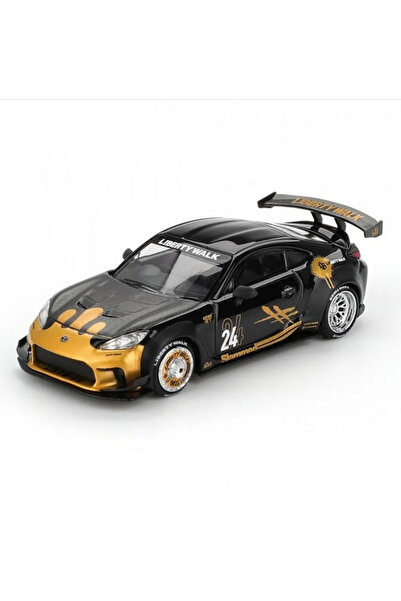 mini gt Toyota GR86 LB ★ Έθνος Μαύρο / Χρυσό # 1149