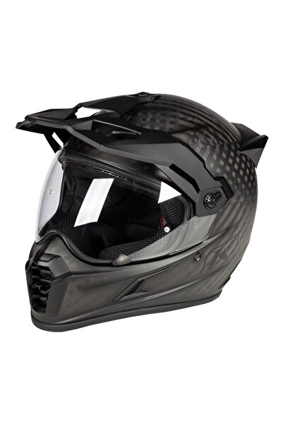 Klim Krios Pro Carbon ADV Motosiklet Kaskı Mat Siyah