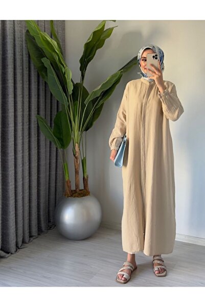 BelezaStore MUSLIN ABAYA PREMIUM KVALITETA TREND PAMUK