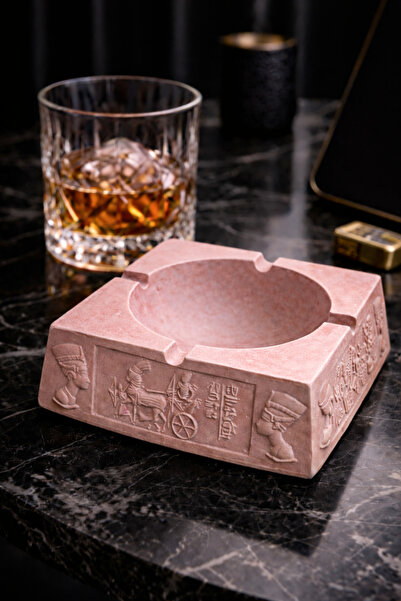 Lethe Design Egypt Figürlü Dekoratif Küllük, Kül Tablası, El Yapımı, Premium,...