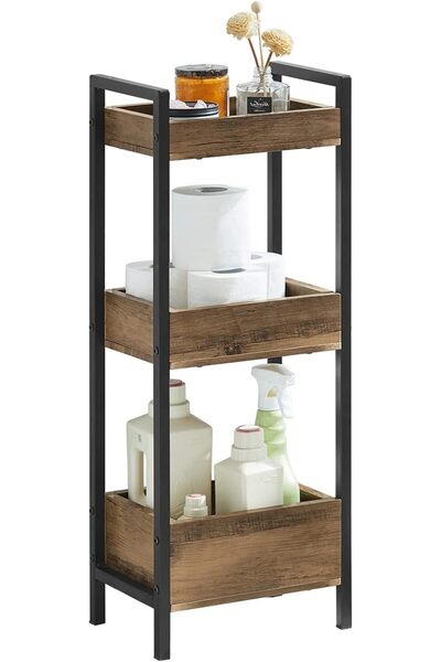 sobuy Bathroom Organizer Bathroom Shelf Shower Storage 3 Tiers Display Shelves