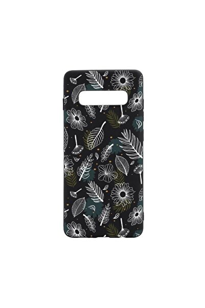 bestcase Θήκη σιλικόνης συμβατή με Samsung Galaxy S10 Plus, Λουλούδια, ανθεκτ...