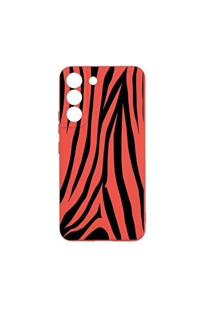 bestcase Θήκη σιλικόνης, Συμβατή με Samsung Galaxy S22 Plus, Μαύρη Ζέβρα, ανθ...