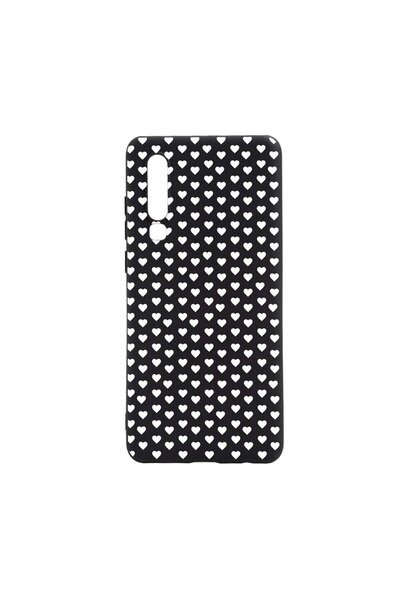bestcase Силиконов калъф, съвместим със Samsung Galaxy A70 / A70s, Малки сърц...
