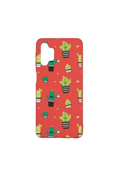 bestcase Θήκη σιλικόνης, Συμβατή με Samsung Galaxy A32 5G, Κάκτος, ανθεκτική ...