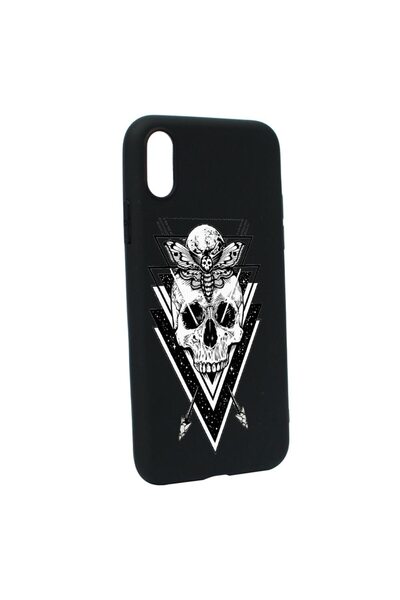 bestcase Θήκη σιλικόνης συμβατή με Samsung Galaxy A13, Σχέδιο κρανίο, ανθεκτι...