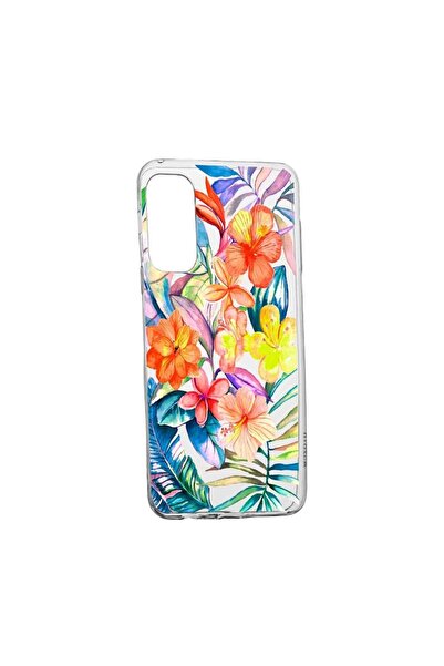 bestcase Θήκη Σιλικόνης με Λουλούδια, Συμβατή με Samsung Galaxy A72, ανθεκτικ...