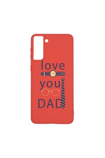 bestcase Θήκη σιλικόνης, Συμβατή με Samsung Galaxy S21 Plus, Σ' αγαπώ μπαμπά,...