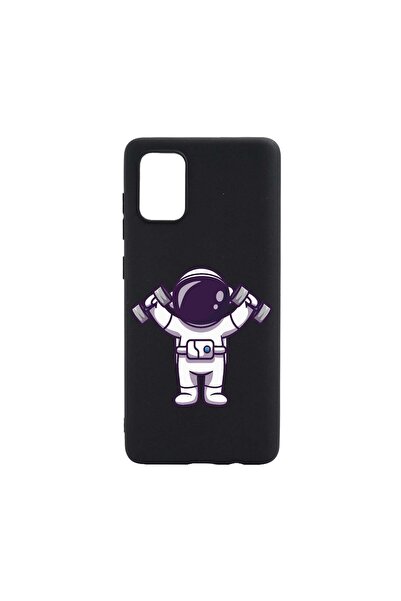 bestcase Θήκη σιλικόνης συμβατή με Samsung Galaxy A53 5G, Astronaut Gym, ανθε...
