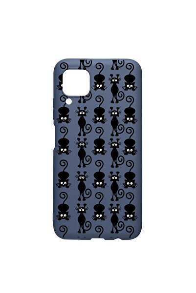 bestcase Θήκη σιλικόνης συμβατή με Samsung Galaxy M53, Μαύρη Γάτα, ανθεκτική ...