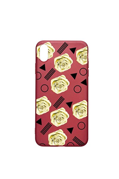 bestcase Силиконов калъф, съвместим с Apple iPhone XR, Жълта роза, устойчив н...