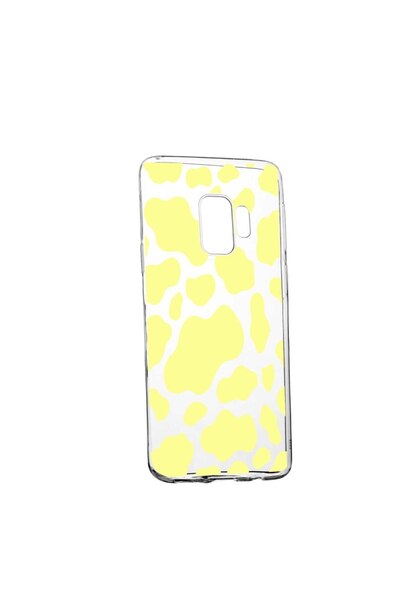 bestcase Θήκη σιλικόνης συμβατή με Samsung Galaxy S9, Κίτρινη Αγελάδα, ανθεκτ...
