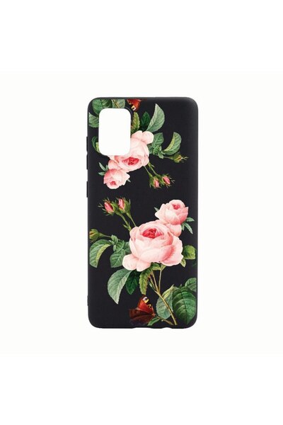 bestcase Θήκη σιλικόνης συμβατή με Samsung Galaxy A72, Τριαντάφυλλα, ανθεκτικ...