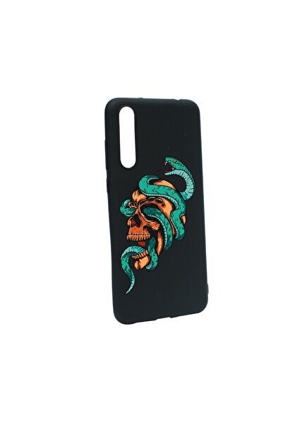 bestcase Θήκη σιλικόνης συμβατή με Samsung Galaxy A13, Σχέδιο κρανίο, ανθεκτι...