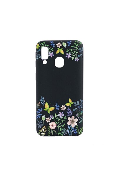 bestcase Θήκη σιλικόνης συμβατή με Samsung Galaxy A40, Σχέδιο Πεταλούδες και ...