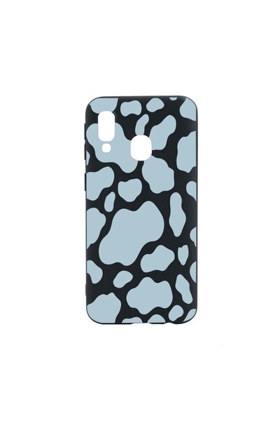 bestcase Θήκη σιλικόνης συμβατή με Samsung Galaxy A40, Μπλε Αγελάδα, ανθεκτικ...