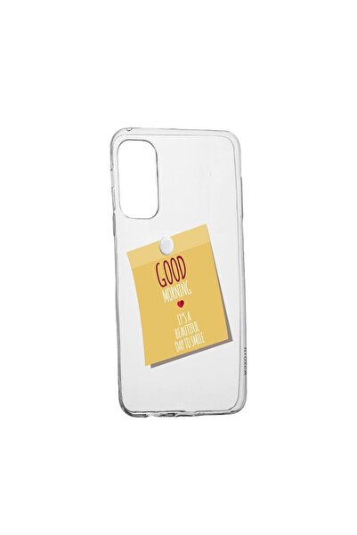 bestcase Θήκη σιλικόνης συμβατή με Samsung Galaxy S22, Αυτοκόλλητο  "Καλημέρα...