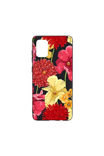 bestcase Θήκη με σχέδιο λουλουδιών σιλικόνης σε κόκκινο και κίτρινο, συμβατή ...