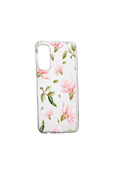 bestcase Θήκη Σιλικόνης με Λουλούδια, Συμβατή με Samsung Galaxy M02s, ανθεκτι...