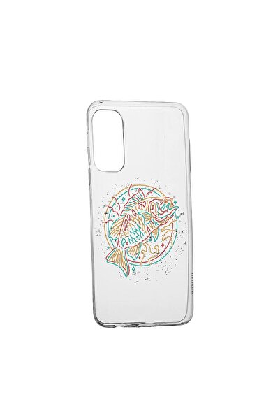 bestcase Θήκη Σιλικόνης, Συμβατή με Samsung Galaxy M23, Νέον Ψάρι, Ανθεκτική ...