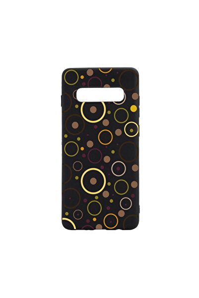 bestcase Θήκη σιλικόνης συμβατή με Samsung Galaxy S10 Plus, Σχέδιο κύκλων, αν...