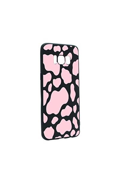 bestcase Θήκη σιλικόνης συμβατή με Samsung Galaxy S8, Ροζ Αγελάδα, ανθεκτική ...