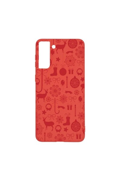 bestcase Θήκη σιλικόνης, Συμβατή με Samsung Galaxy S21 Plus, Χριστουγεννιάτικ...