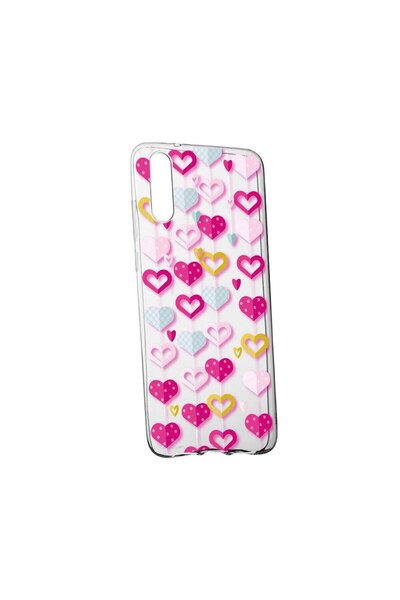 bestcase Θήκη σιλικόνης συμβατή με Samsung Galaxy A13, Χαριτωμένα Καρδιές, αν...