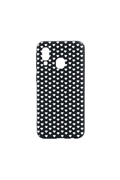 bestcase Силиконов калъф, съвместим със Samsung Galaxy A40, Малки сърца, усто...