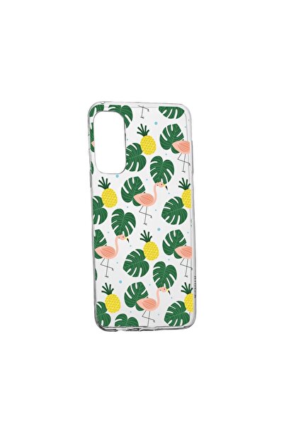 bestcase Θήκη σιλικόνης, Συμβατή με Samsung Galaxy M32 5G, Τροπικό σχέδιο, Αν...