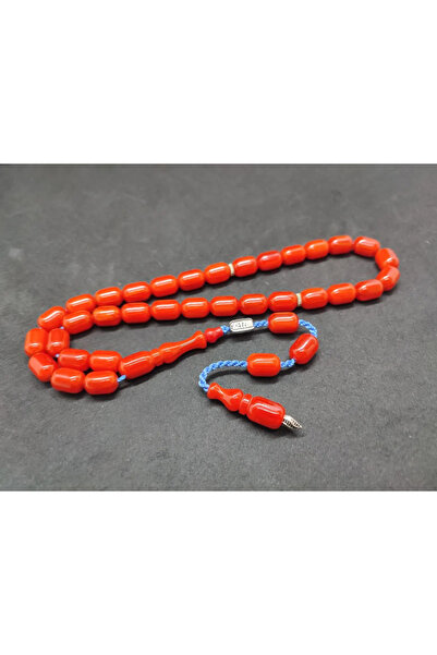İskeçe Tesbih Zeyzun Usta Eseri Dik Damar (İmza Çivi Ara Pulları Gümüş) Sıkma...