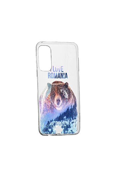 bestcase Θήκη σιλικόνης συμβατή με Samsung Galaxy S22, Αγαπώ τη Ρουμανία, ανθ...