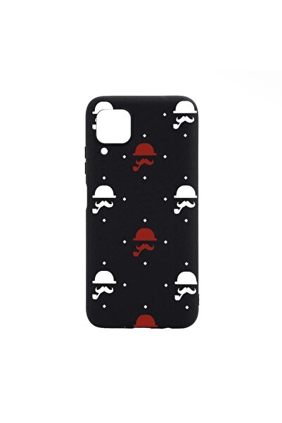 bestcase Θήκη σιλικόνης συμβατή με Samsung Galaxy A12, Σχέδιο μουστάκι, ανθεκ...