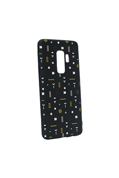 bestcase Силиконов калъф, съвместим със Samsung Galaxy S9, със символи, устой...