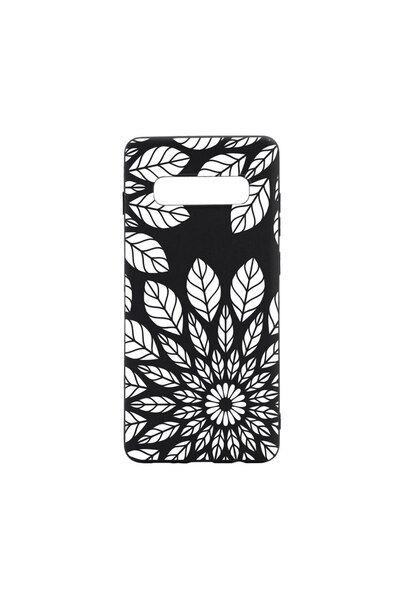 bestcase Husa Silicon Compatibila Cu Samsung Galaxy S10, Flower Pattern, rezi...