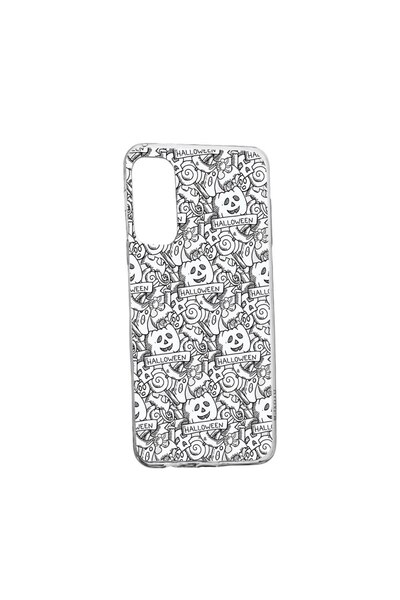 bestcase Θήκη σιλικόνης συμβατή με Samsung Galaxy S22 Ultra, Χάλογουιν, ανθεκ...