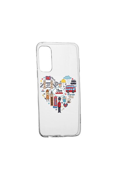 bestcase Θήκη σιλικόνης συμβατή με Samsung Galaxy S22 Plus, Αγαπώ το Λονδίνο,...