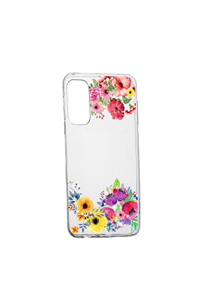 bestcase Θήκη σιλικόνης συμβατή με Samsung Galaxy S22, Λουλούδια, ανθεκτική σ...