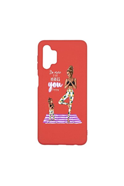 bestcase Θήκη σιλικόνης, Συμβατή με Samsung Galaxy A32 5G, Μαμά-κορίτσι, ανθε...