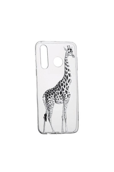 bestcase Husa pentru Realme 5, rezistenta la uzura, anti-alunecare, Girafa, 175