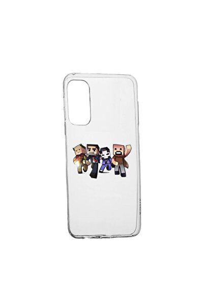 bestcase Θήκη σιλικόνης Minecraft, Συμβατή με Samsung Galaxy S22 Plus, ανθεκτ...